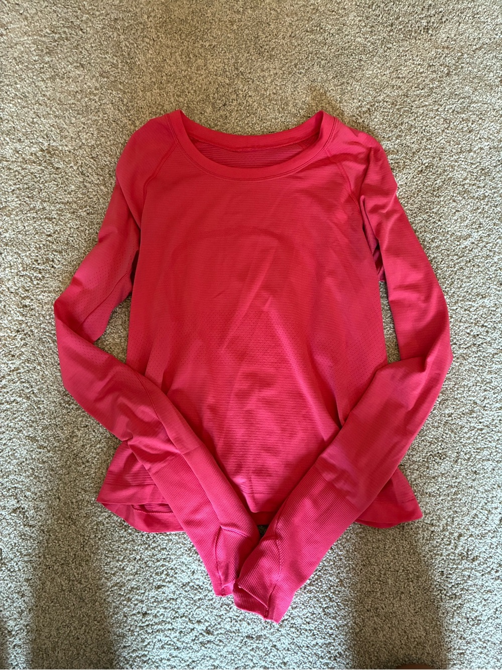 lululemon athletica Long-Sleeve Crew Top - Hot Pink